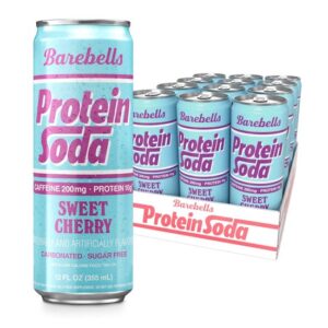 Barebells Protein Soda Sweet Cherry 12oz 12ct